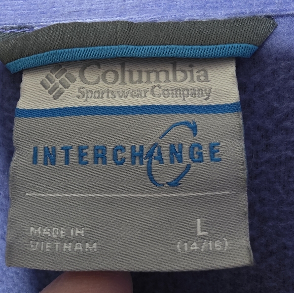 Columbia Bugaboo Girls Omnitech Ski Jacket, Purple Plaid, Size L (14-16) - Picture 6 of 7